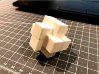 Coffin's Improved Burr Puzzle (level 2-3) by clockworkautomation
