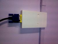 VGA wall connector by syvic