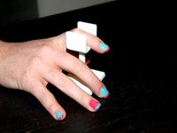 Manicure finger holder. by mickeshobby