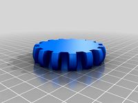 Flexible Gear Bracelet (repaired for slic3r) by Joe_Murphy
