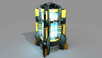 Sci Fi Power Generator 3D Model