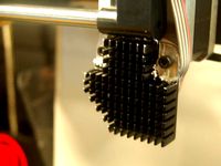 Heat sink for the often neglected X axis motor- Replicator 2X by sfernald