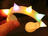 RGB LED Punk Spike Bracelet by rwinscot