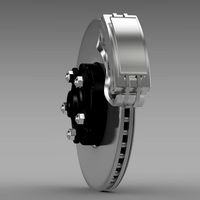 Fiat Doblo Work wheel 2015 3D Model