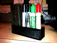 Magnetic Dry Erase Marker and Eraser Holder by qwiksand