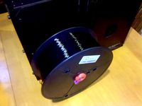 Ultimate 38mm Rotating Spool Holder - MakerBot Replicator 2 by jprikkel