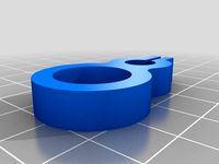 Prusa i3 Wood frame z-rod bearing holder by gggkkk
