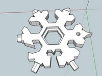 Snowflake multi tool print 5 by norcalz7
