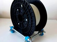 Adjustable size filament spool holder by pwnas