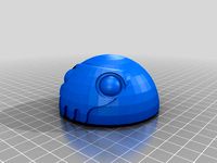 Android robot head skeleton modified by mango