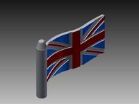 the Union Jack - UK flag. by robertl49