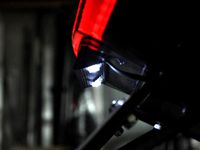 Motorcycle License Plate LED Light Holder by qwiksand
