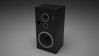 Sound system 3D Model