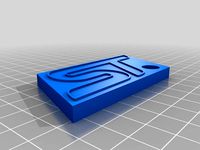 Ford ST Logo Keyring by everyonelovespad