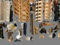 Stonework relief at Sharp Building, SAIC, Chicago by tomburtonwood