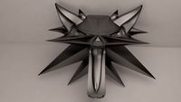 The witcher 3 Wild hunt pendant 3D Model
