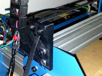 Cable chain Mount for Shapeoko X axis by Revolve3D
