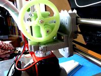 E3D hotend groovemount for i3 with RepRapPro miniextruder by euphy