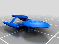 Starfleet starship by nestor_d