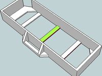 X525 Battery tray for quadcopter by kiwiholmberg