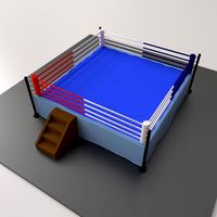 Boxing Ring 3D Model