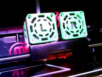 Fan Cover for MakerBot Replicator 2X by ten13th