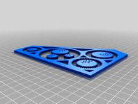 3d Printable Spirograph toy by ForgetfulJones
