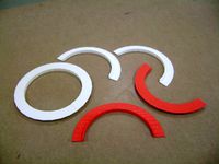 Half flange for bean bag game by RLazure