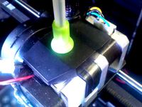 MakerBot Replicator 2 Extruder Filament Tube Holder  by jprikkel