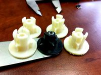 Quad Pick and Place 8mm spool holder spindle by Solarbotics