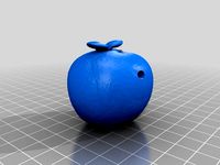 Apple for necklace by ozcabal