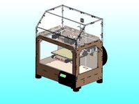 Replicator 1 Adjustable feet by Jsahib