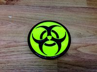 Bio hazard coaster by mouserunner