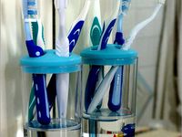 Toothbrush Holder Cap Replacement (parametric OpenSCAD) by marcoalici