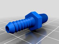 variant of http://www.thingiverse.com/thing:103318 with 1/8 barb connection to fit poly pipe. by VincentJGeisler