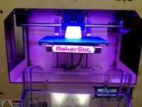 Makerbot Replicator Automated Part Removal Sweeping System by RobertDunn