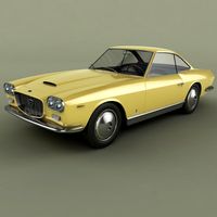 Lancia Flaminia Coupe Speciale 3D Model
