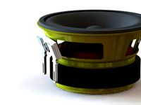 Bass Speaker by makerbotorg