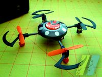 Scythe Motor Mount for UDI U816 Quadcopter by gsterley