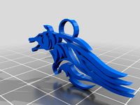 Horse Earring by tomatohead