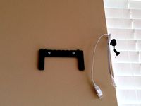Wall mount for ASUS RT-AC66U WiFi Router by gpvillamil