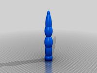 Roundshaped Firestarter for printer testing  by McPrint3000