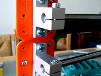 Linear rail support to OpenBeam mounting plate by AKAMEDIASYSTEM