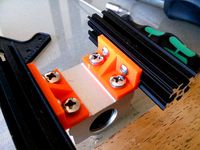 Right-angle linear bearing (small) to openbeam bracket by AKAMEDIASYSTEM