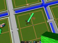 minecraft emrald sword. by syalovitser