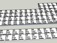Periodic Table with box borders by zastil