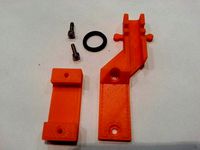 Aluminatus Trinity One Heated Bed Wire Support with O-ring, Rubber Band, or Zip Tie Clamping by jevs