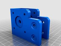 VSlot Mini V 40mm bracket, modified for Lin Engineering NEMA 17 motor by dmatsumoto