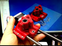 X axis motor holder for linear stepping motor. by jspark