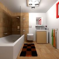 Modern Bathroom 1 3D Model